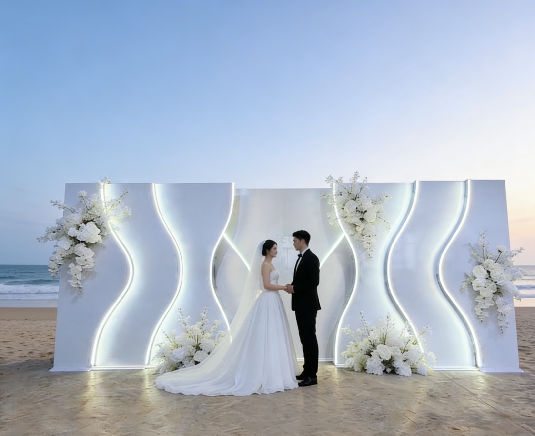 Pvc Panel Background - FSDKX Nieuwe stijl evenementenpodium PVC achtergrond