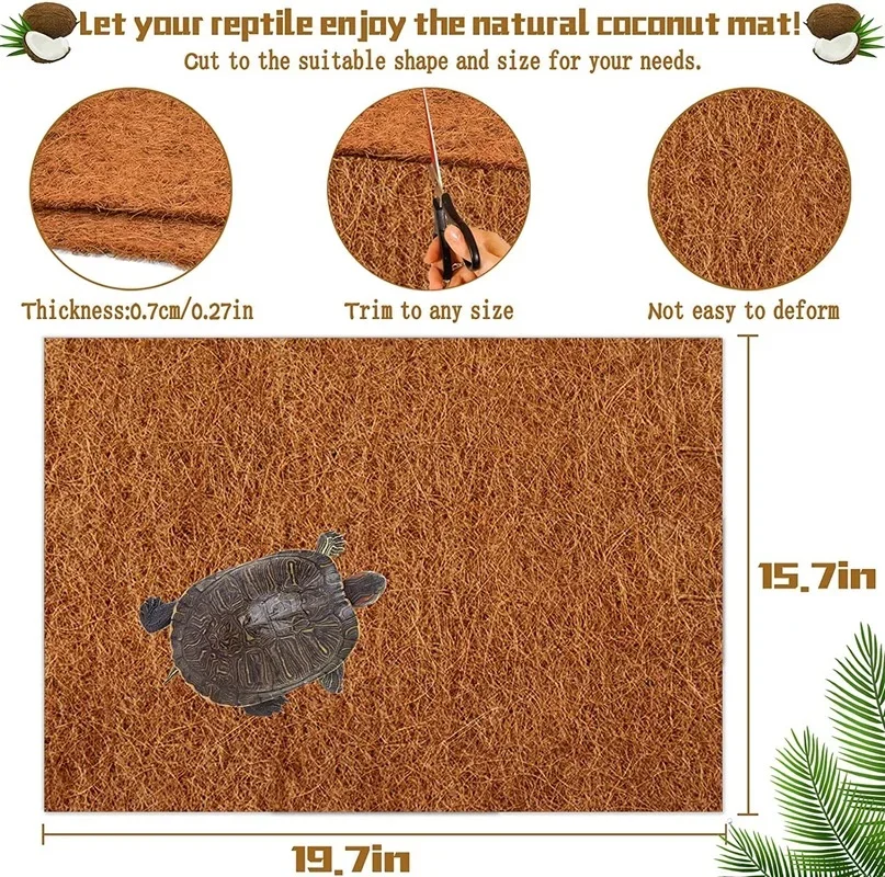 Reptieltapijt Natuurlijke koko - Substrate Coconut Fiber recensie en prijs