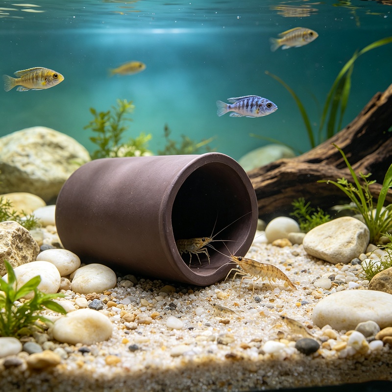 Nieuwe aquariumgrot, keramisch - Hide Cave Ceramic recensie en prijs